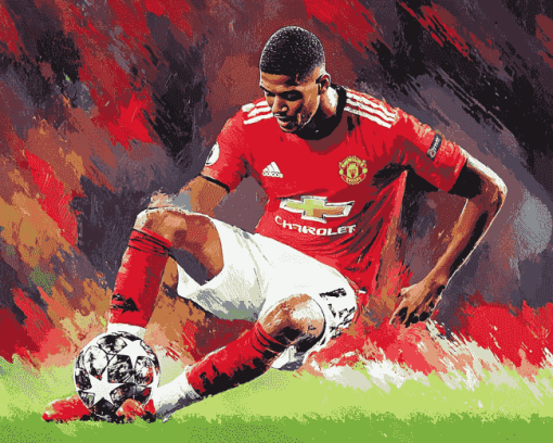 Marcus Rashford Sporting Legend Diamond Painting