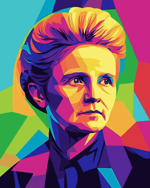 Marie Curie Pop Art Diamond Painting