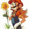 Mario and Daisy Cartoon Diamond Painting