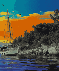 Marmaris Island Landscapes Diamond Painting