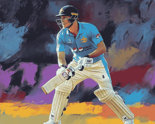 Marnus Labuschagne Cricket Star Diamond Painting