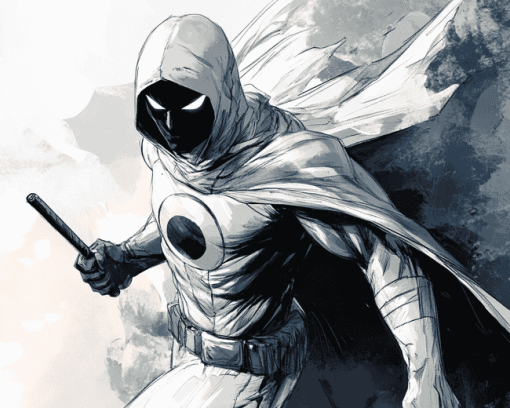 Marvel Moon Knight Superhero Diamond Painting