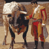 Matador Bullfight Enthralling Scene Diamond Painting