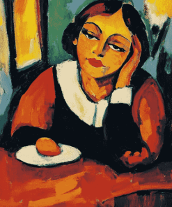 Max Pechstein Woman Abstract Diamond Painting