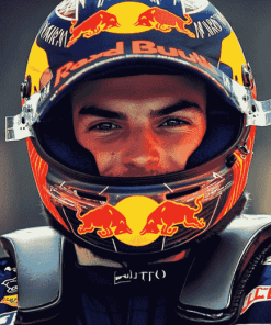 Max Verstappen Racing Legend Diamond Painting