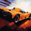 McLaren F1 Racing Car Diamond Painting