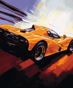 McLaren F1 Racing Car Diamond Painting