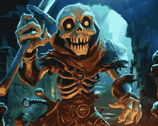 Medievil Video Game Diamond Painting