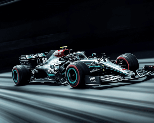 Mercedes F1 Car Racing Diamond Painting