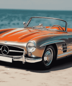 Mercedes SL 300 Classic Diamond Painting