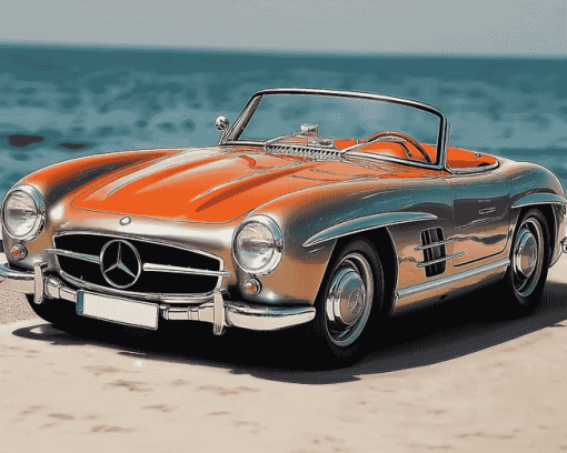 Mercedes SL 300 Classic Diamond Painting