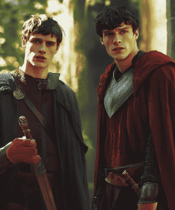 Merlin and Arthur Film Stars Diamond Painting