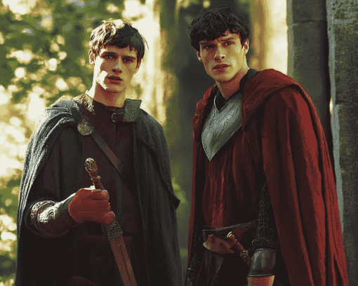 Merlin and Arthur Film Stars Diamond Painting