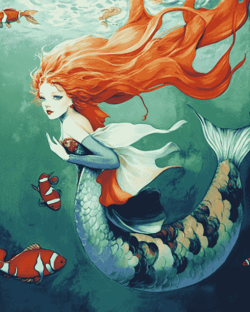 Mermaid Fantasy Diamond Painting