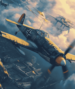 Messerschmitt Bf 109 Aircraft Diamond Painting