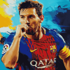 Messi Barcelona Sports Legend Diamond Painting