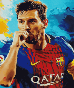 Messi Barcelona Sports Legend Diamond Painting