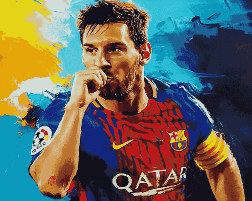 Messi Barcelona Sports Legend Diamond Painting