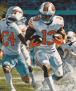 Miami Dolphins American Football Diamond Painting