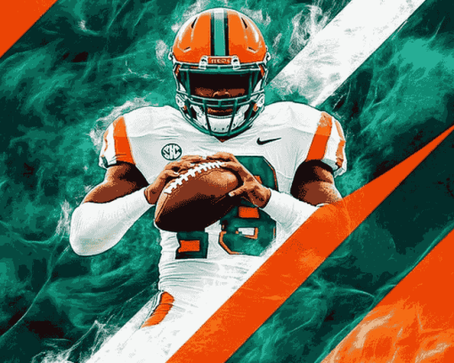 Miami Football Team Diamond Painting