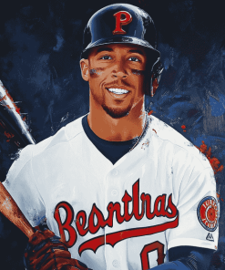 Michael Brantley Baseball Legend Diamond Painting