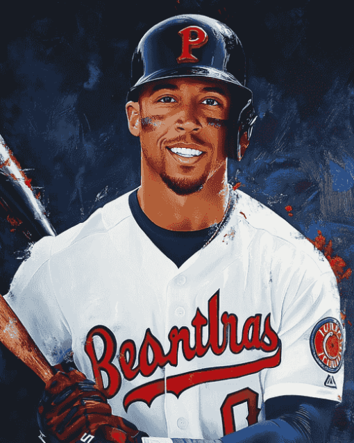 Michael Brantley Baseball Legend Diamond Painting