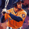 Michael Brantley Houston Astros Diamond Painting