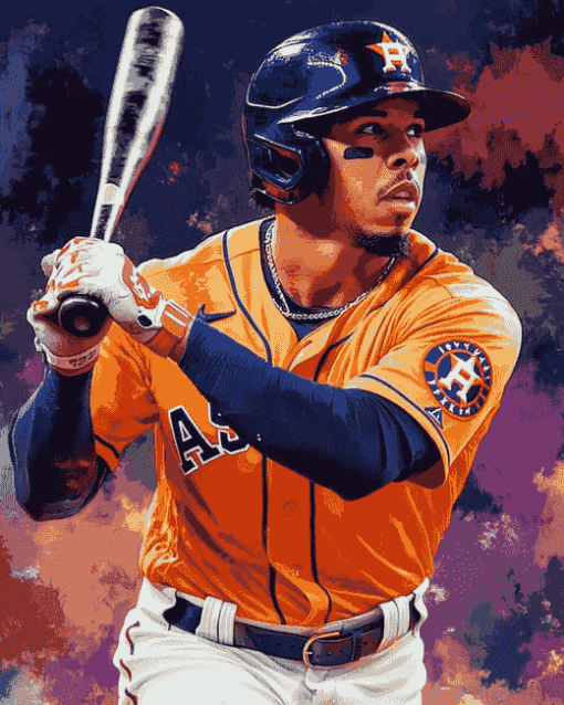 Michael Brantley Houston Astros Diamond Painting