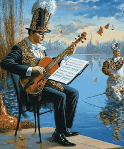 Michael Cheval Absurd Musician Diamond Painting