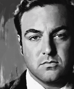 Michael Gandolfini Monochrome Diamond Painting