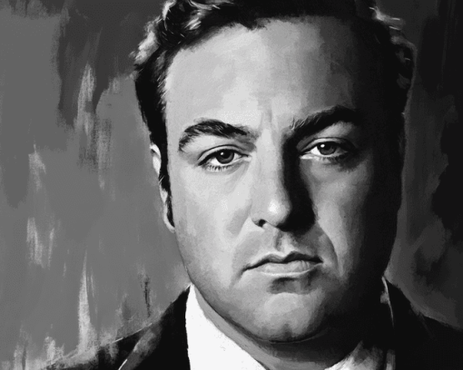 Michael Gandolfini Monochrome Diamond Painting