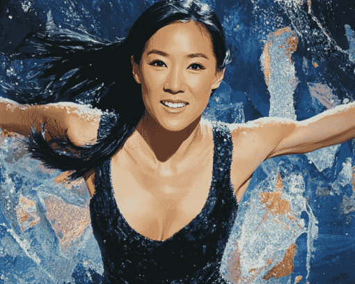 Michelle Kwan Iconic Moments Diamond Painting