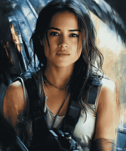 Michelle Rodriguez Fast and Furious Diamond Painting