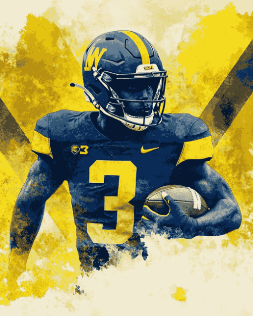 Michigan Wolverines Football Diamond Painting