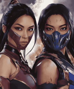 Mileena And Kitana Fighters Diamond Painting