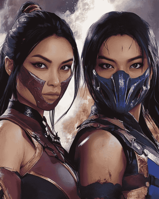 Mileena And Kitana Fighters Diamond Painting