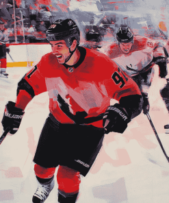 Miles Wood Ice Hockey Legend Diamond Painting