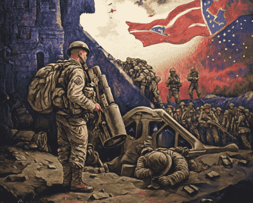 Military Tribute Diamond Painting