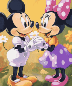 Minnie and Daisy Magic Diamond Painting