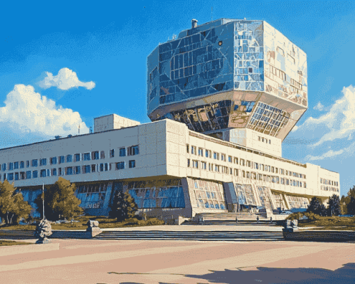 Minsk National Library Exquisite Diamond Painting