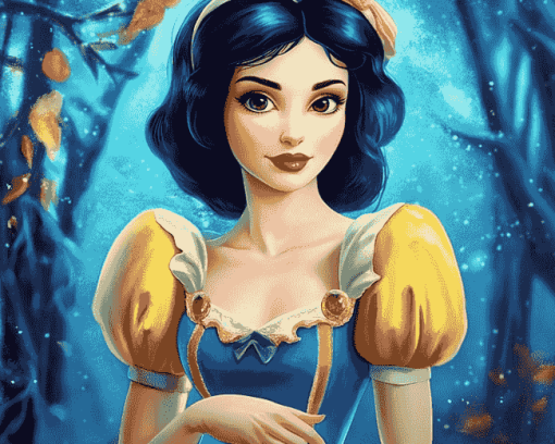 Modern Snow White Fantasy Diamond Painting