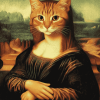 Mona Lisa Cat Diamond Painting