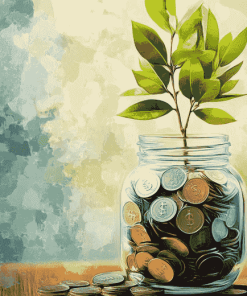 Money Tree Plant Diamond Painting