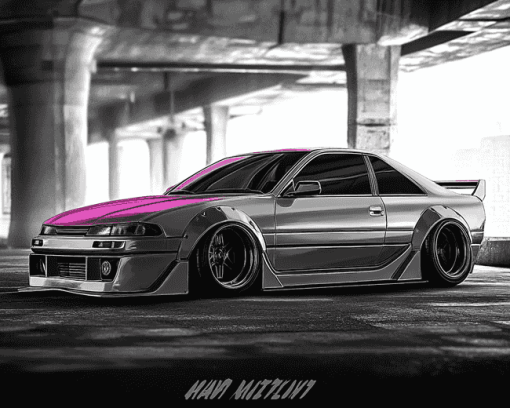 Monochrome Altezza Modified Diamond Painting