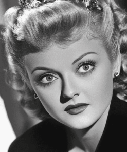 Monochrome Angela Lansbury Diamond Painting