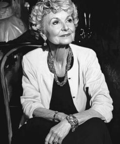 Monochrome Elaine Stritch Diamond Painting