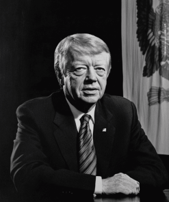 Monochrome Jimmy Carter Diamond Painting