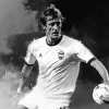 Monochrome Johan Cruyff Diamond Painting