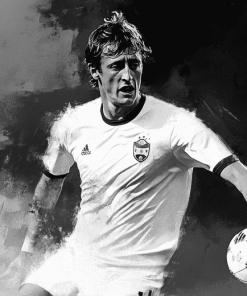 Monochrome Johan Cruyff Diamond Painting