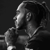 Monochrome Lewis Hamilton Diamond Painting